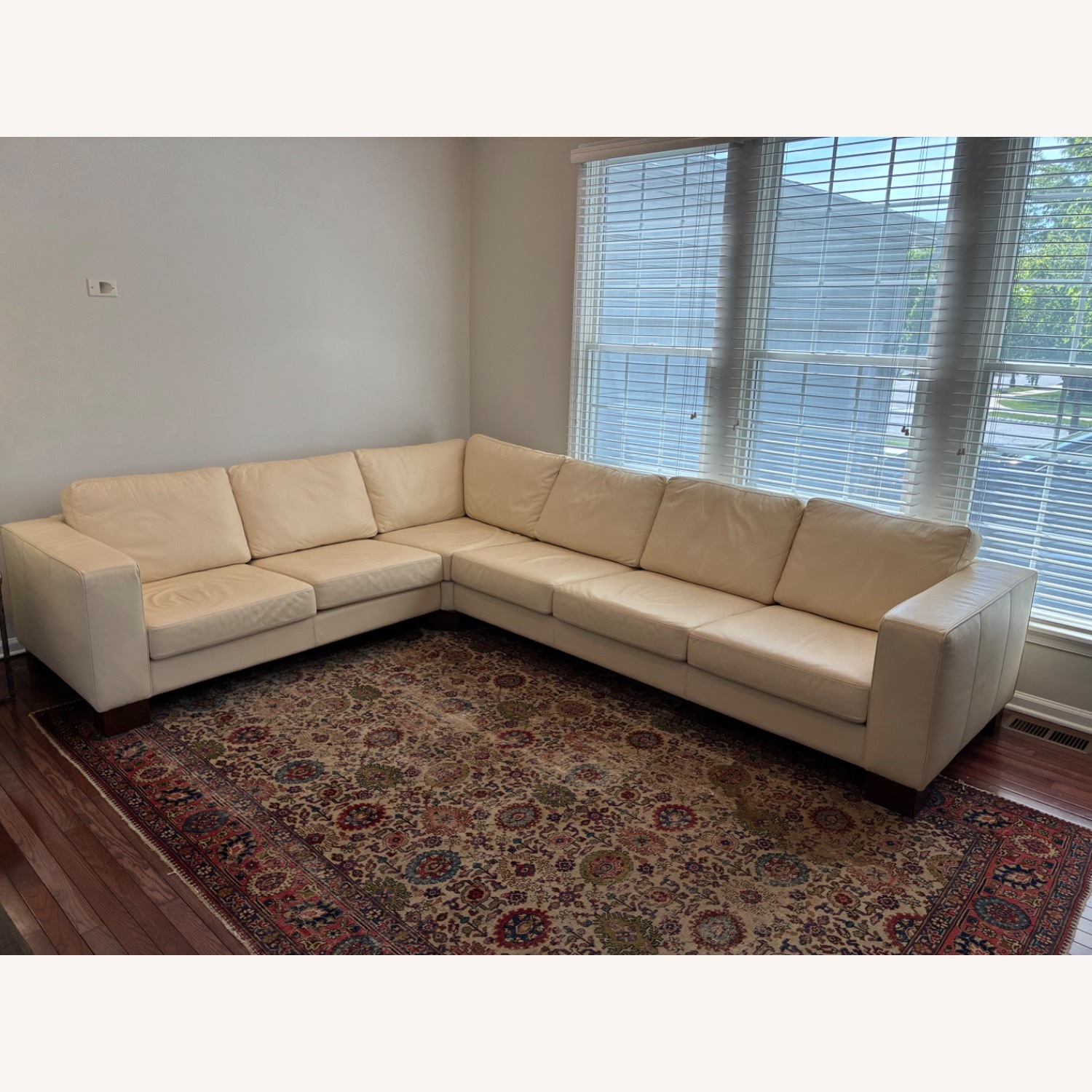 BoConcept Natural Leather 2 Piece Sectional - image-1