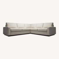 BoConcept Natural Leather 2 Piece Sectional