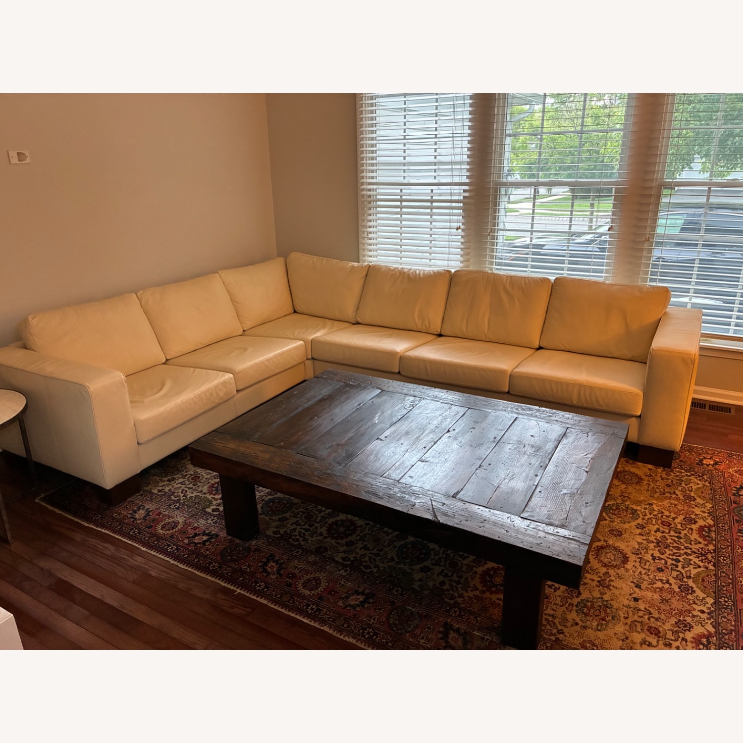 BoConcept Natural Leather 2 Piece Sectional - image-3