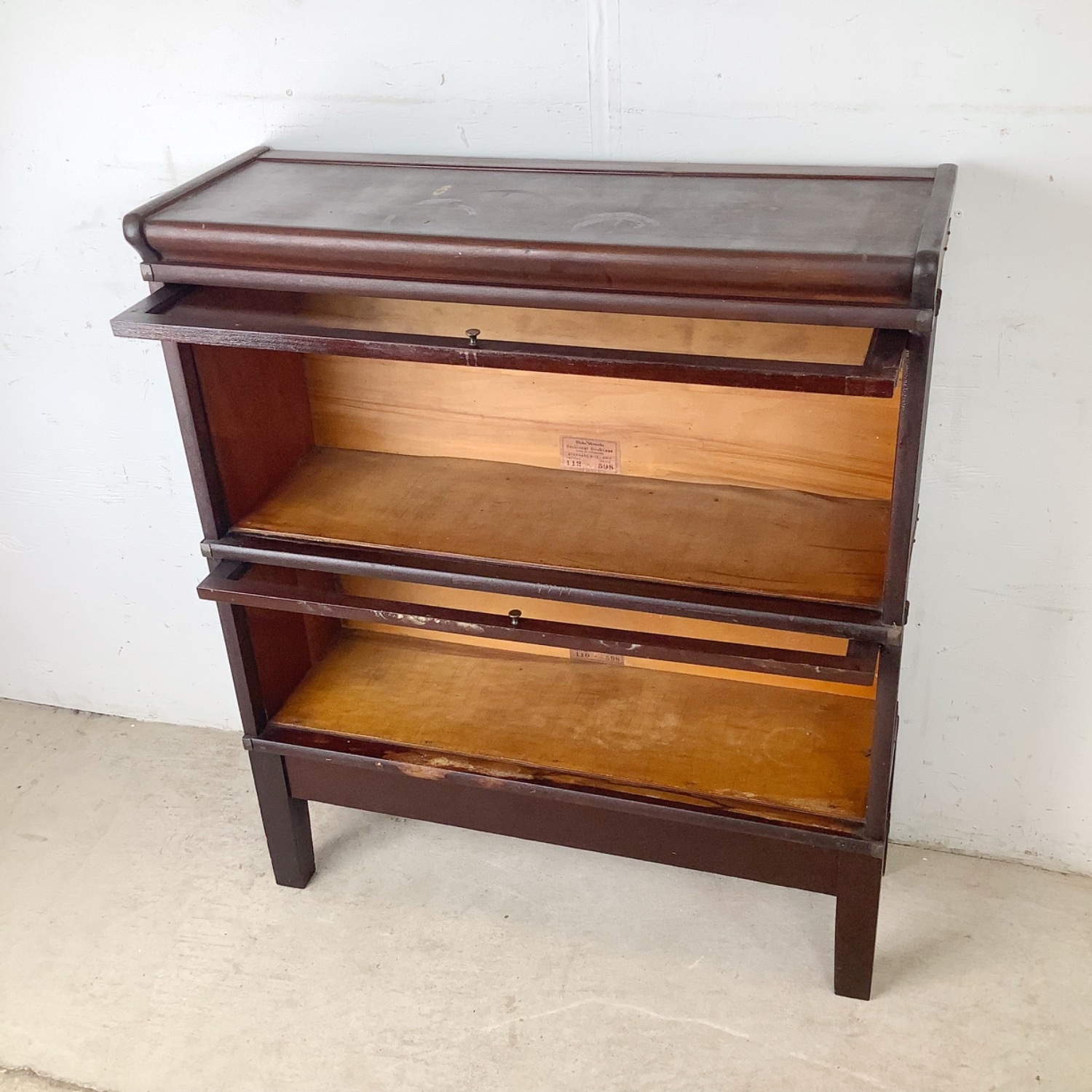 Antique Globe-Wernicke Barrister Bookcase - image-8