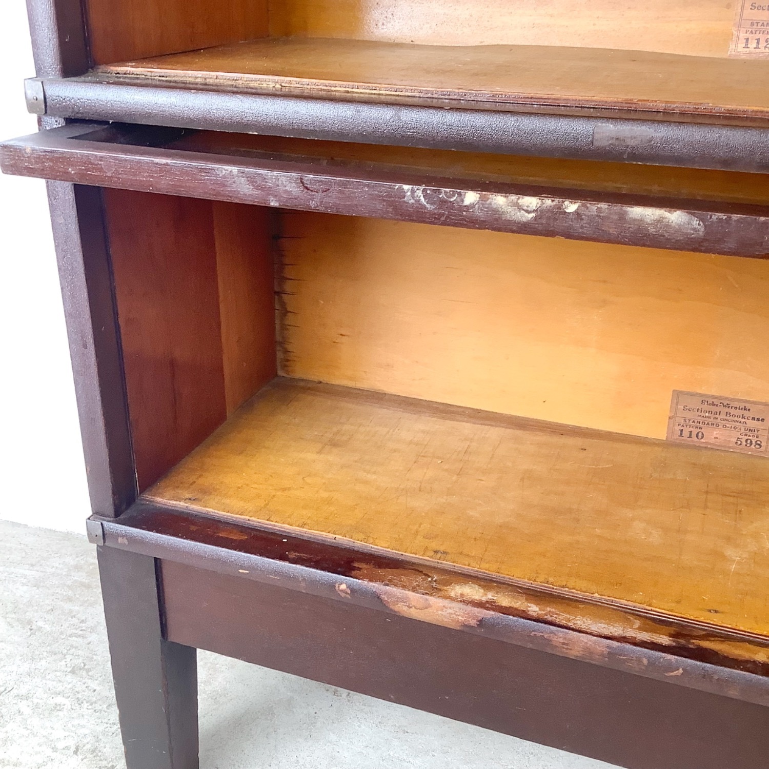 Antique Globe-Wernicke Barrister Bookcase - image-17