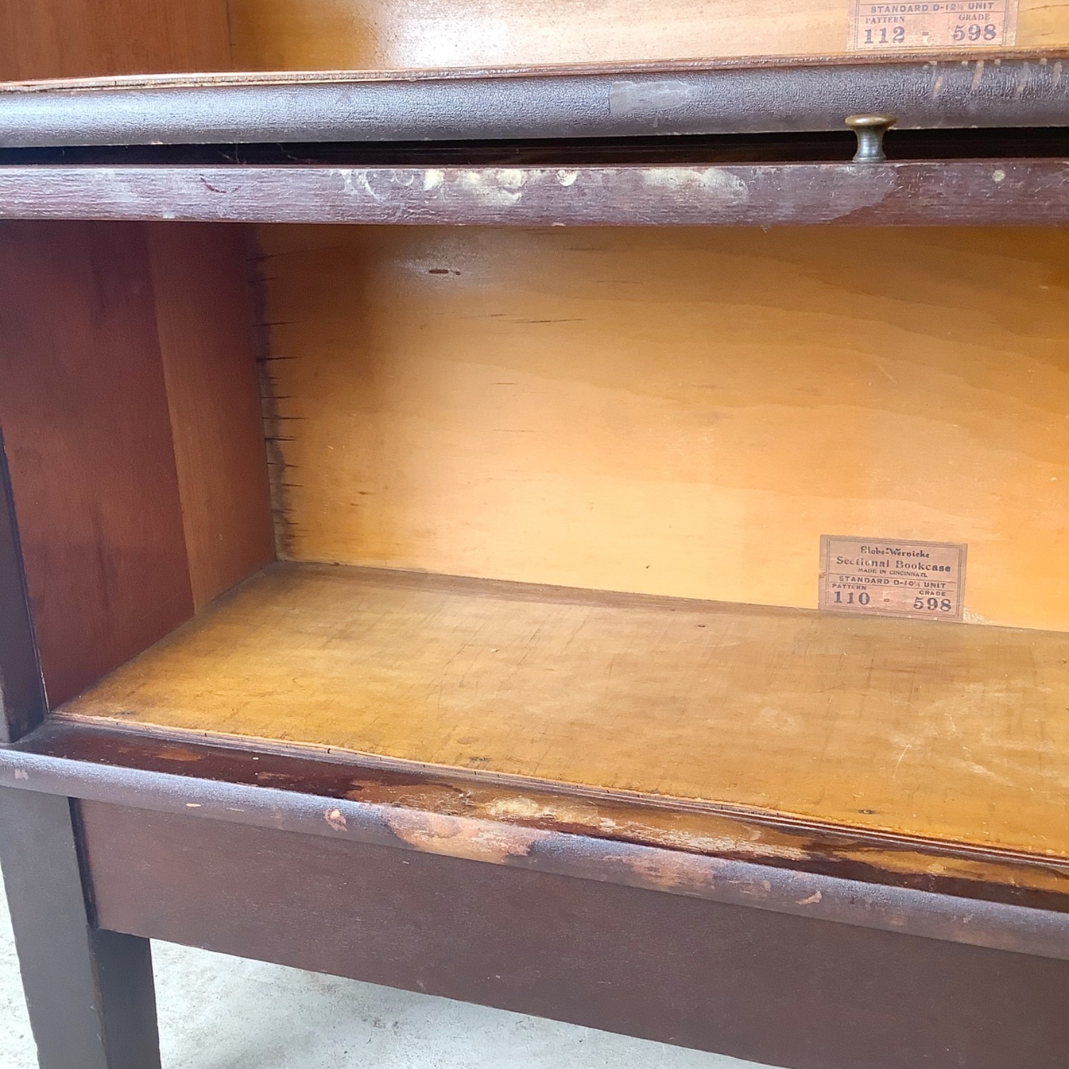 Antique Globe-Wernicke Barrister Bookcase - image-9