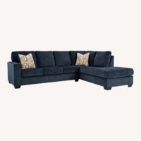 Ashley Furniture Aviemore Blue 2 Piece Sectional