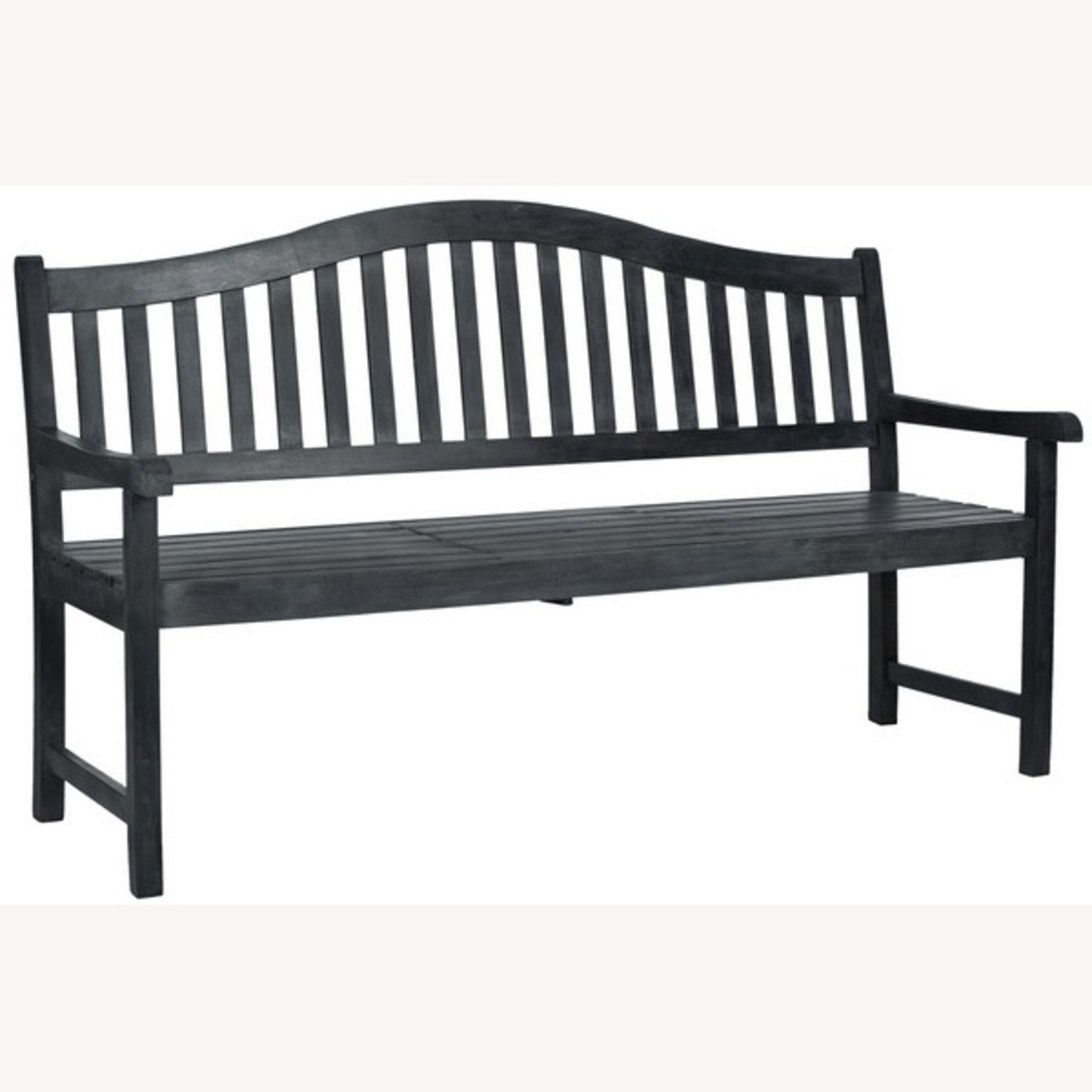 Safavieh Outdoor Wooden Bench with Pop-up Table - image-9