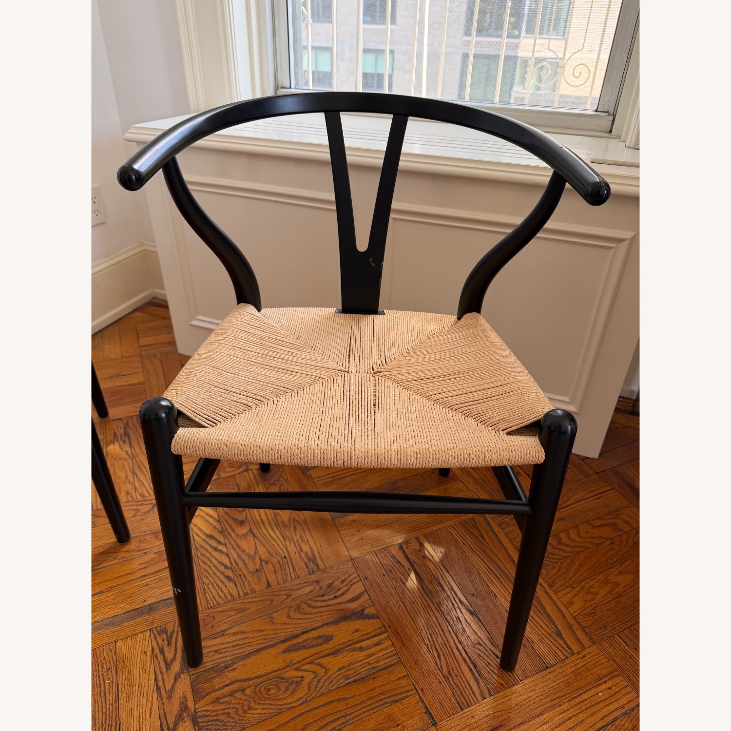 Lumens Black Wood Armchair - image-2