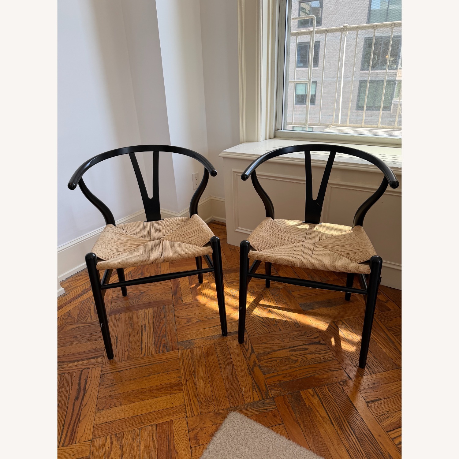 Lumens Black Wood Armchair - image-4