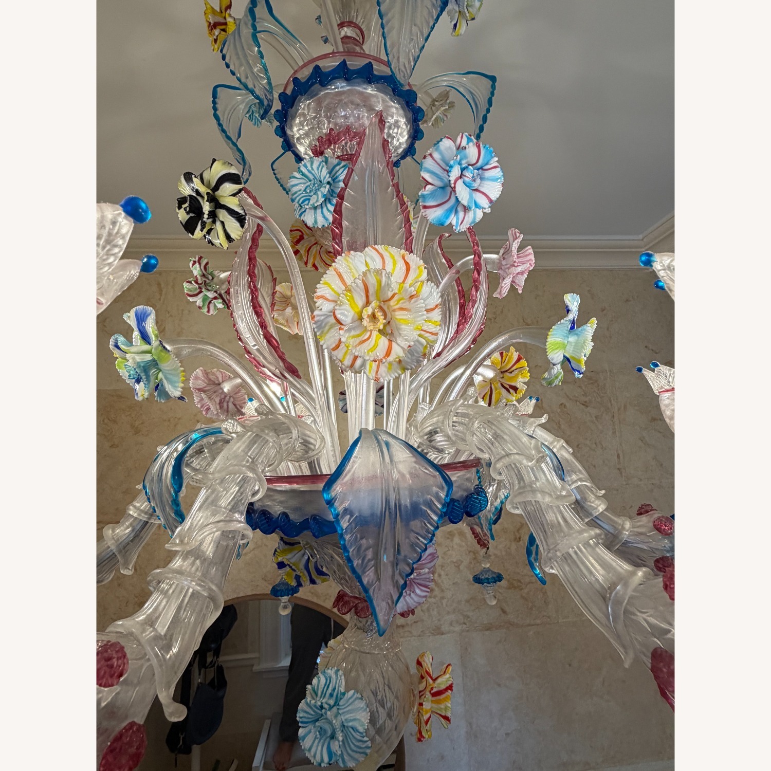 Hand Blown Murano Chandelier - image-3