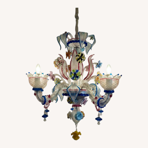 Used Hand Blown Murano Chandelier for sale on AptDeco