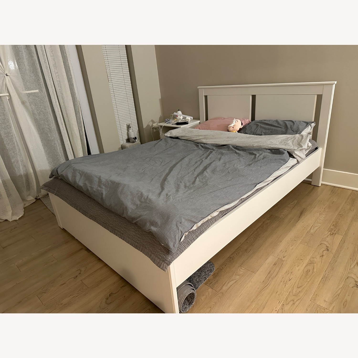 IKEA Songesand White Wood Full Bed - image-3