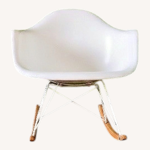 Used Thomas Pedersen White Lacquer Armchair for sale on AptDeco