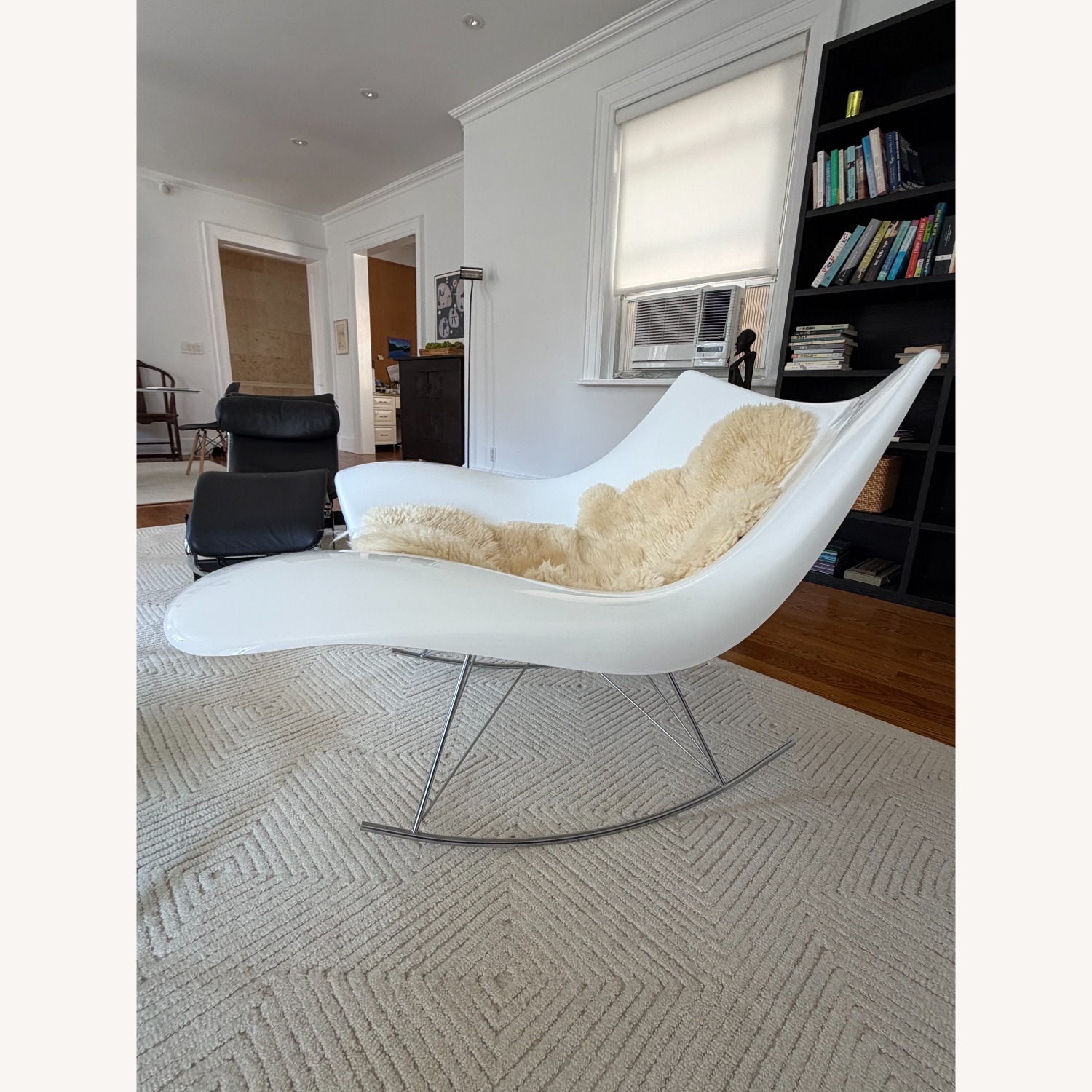Thomas Pedersen White Lacquer Armchair - image-3