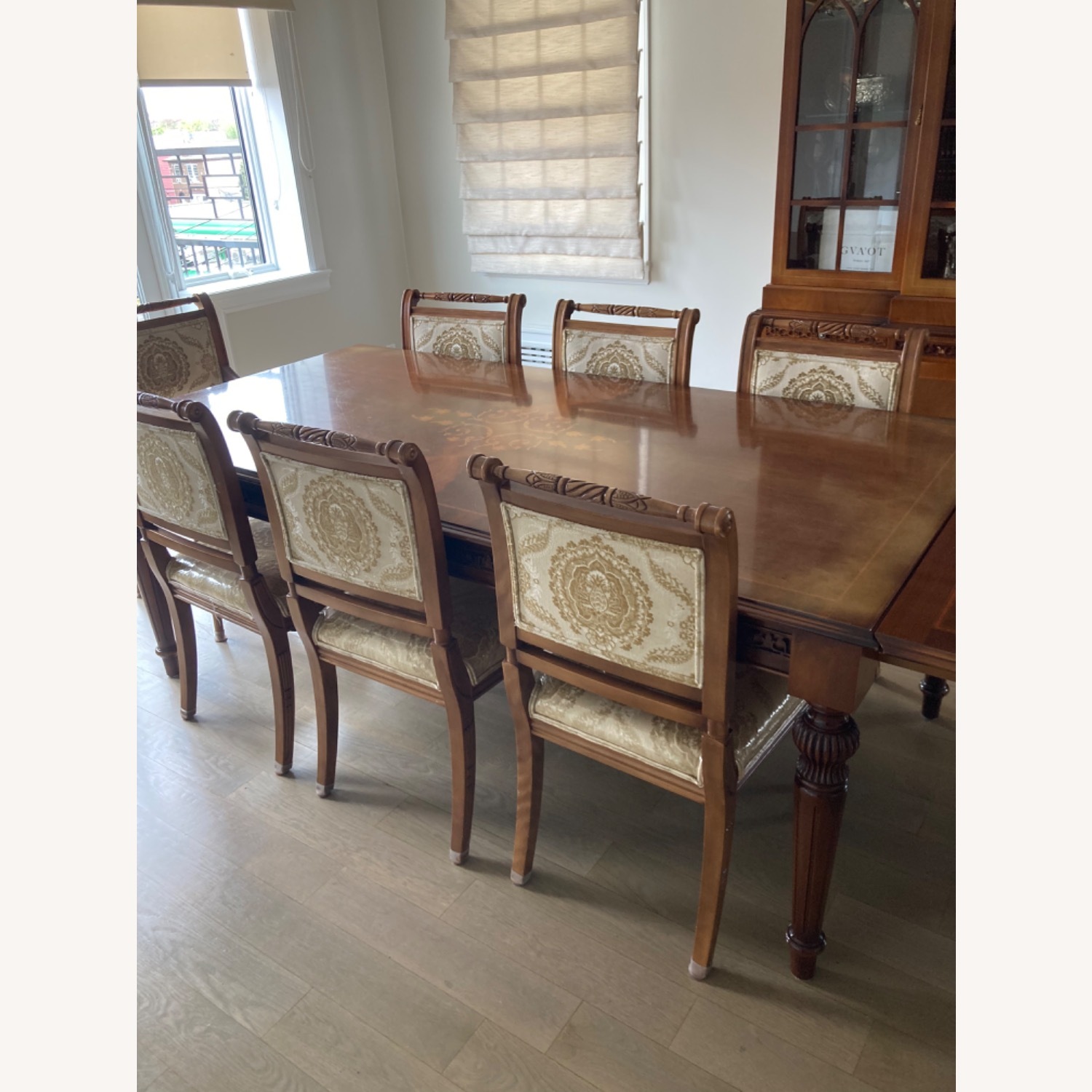 Vintage/Antique Dark Brown Dining Table - image-1