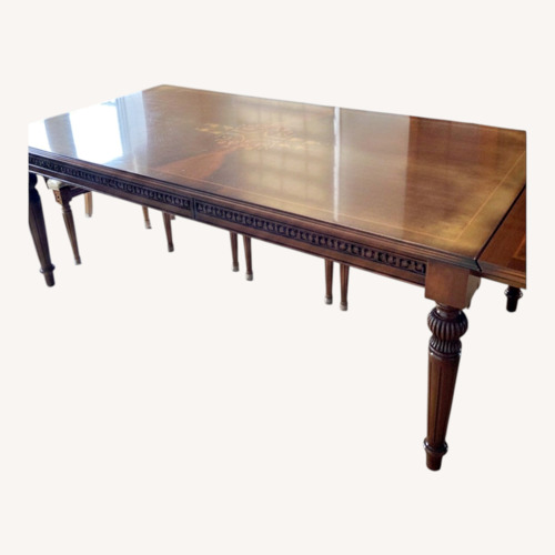 Used Vintage/Antique Dark Brown Dining Table for sale on AptDeco