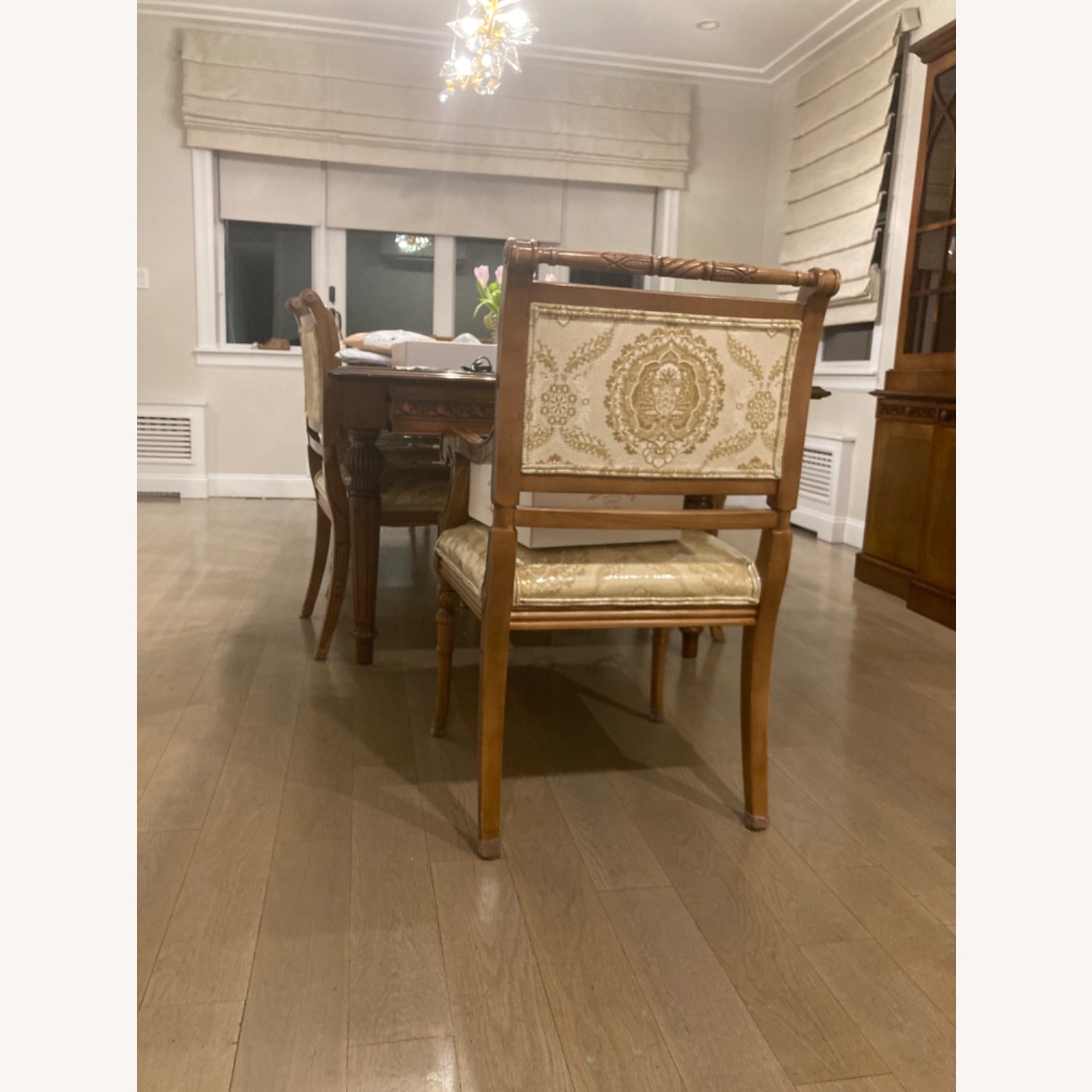 Vintage/Antique Dark Brown Dining Chairs - image-3