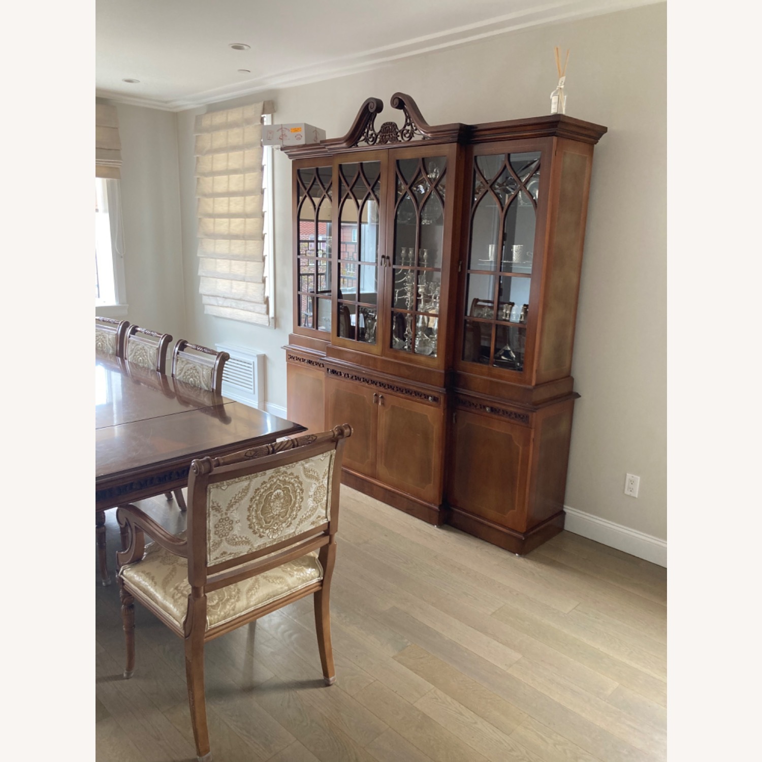 Vintage/Antique Dark Brown Dining Chairs - image-2