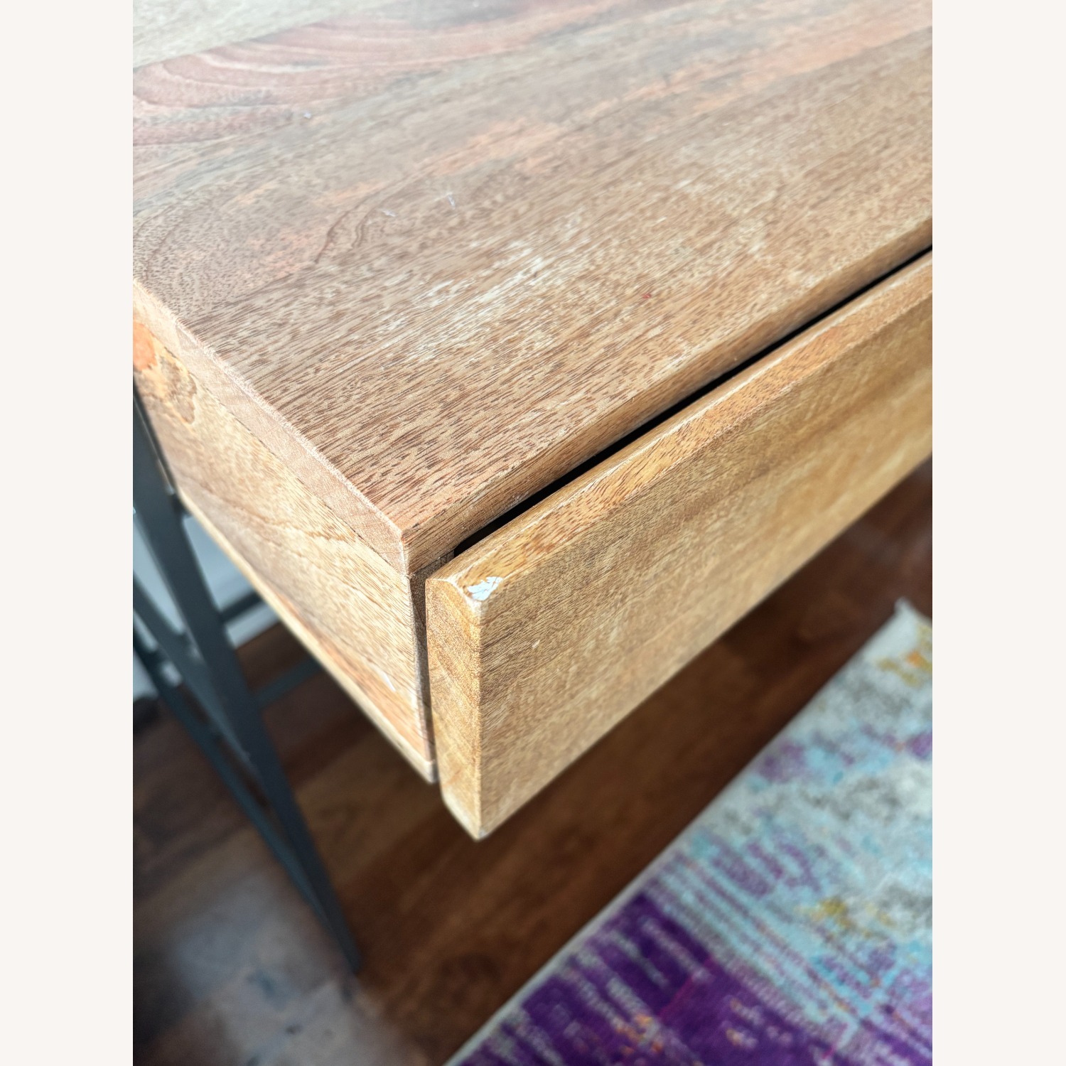 West Elm Natural Wood Desk - image-5