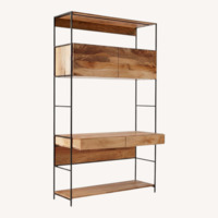 West Elm Natural Wood Desk