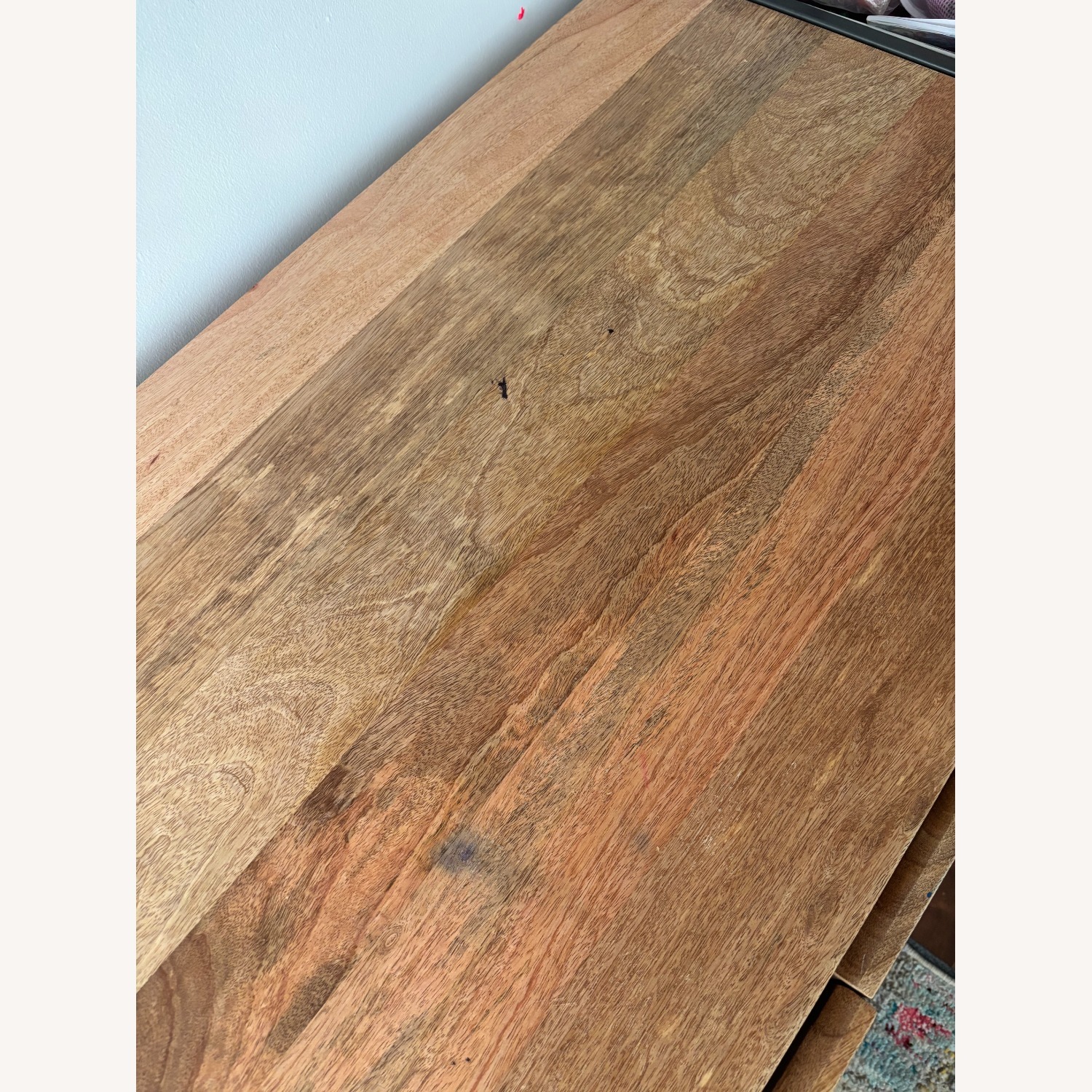 West Elm Natural Wood Desk - image-3