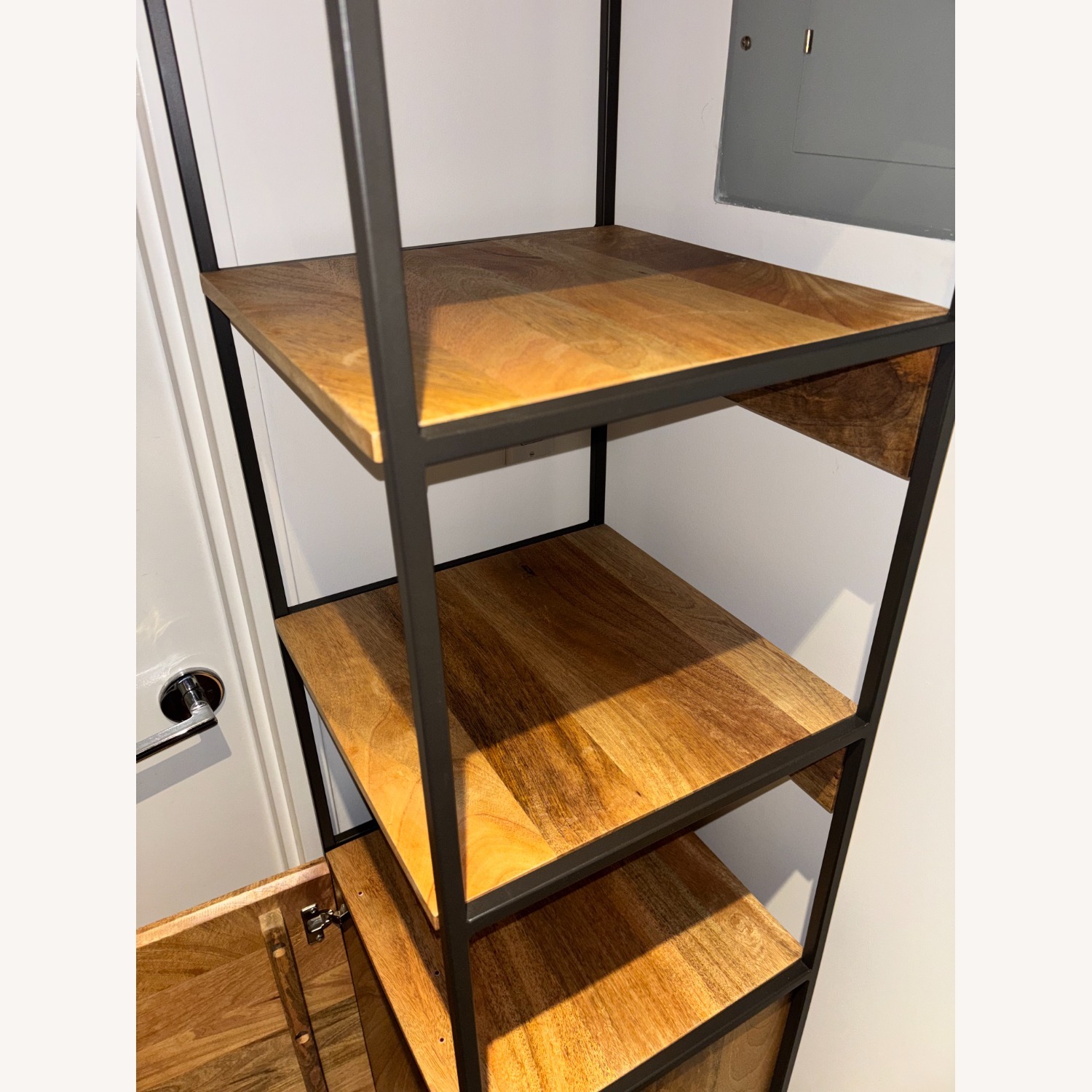 West Elm Natural Bookcase - image-2