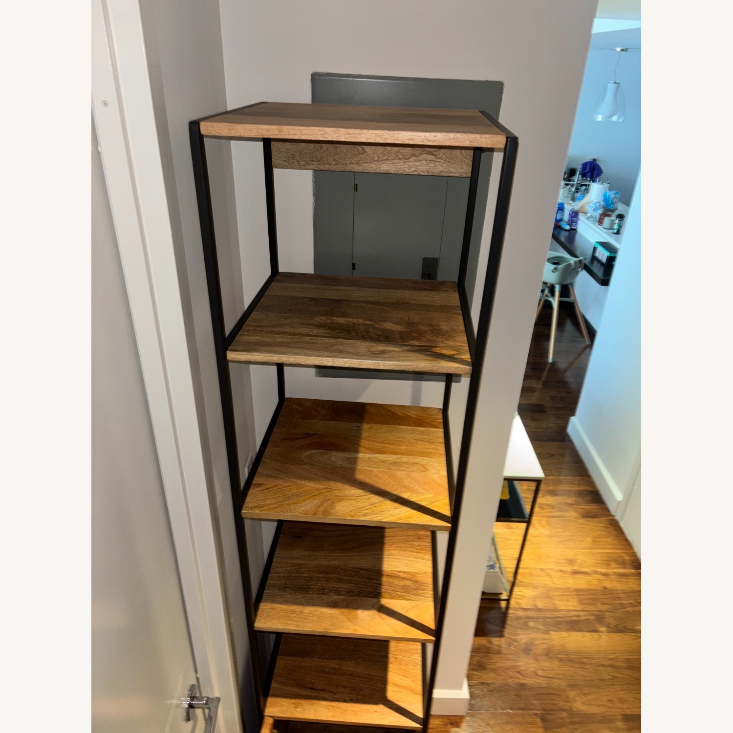 West Elm Natural Bookcase - image-3