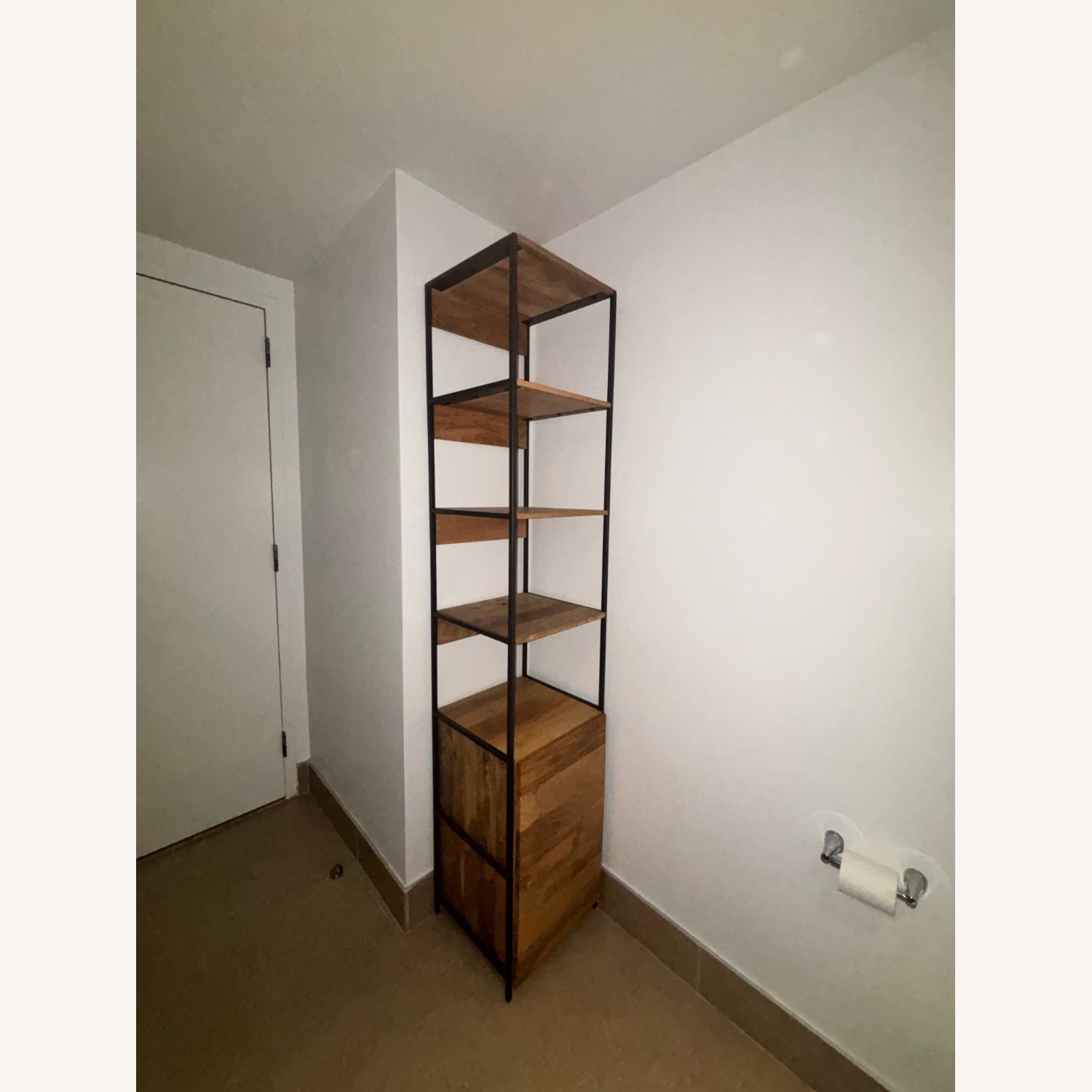 West Elm Natural Bookcase - image-5