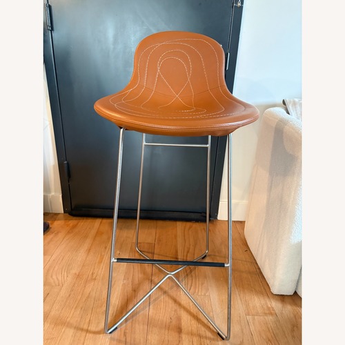 Used Tacchini Doodle Leather Stools for sale on AptDeco