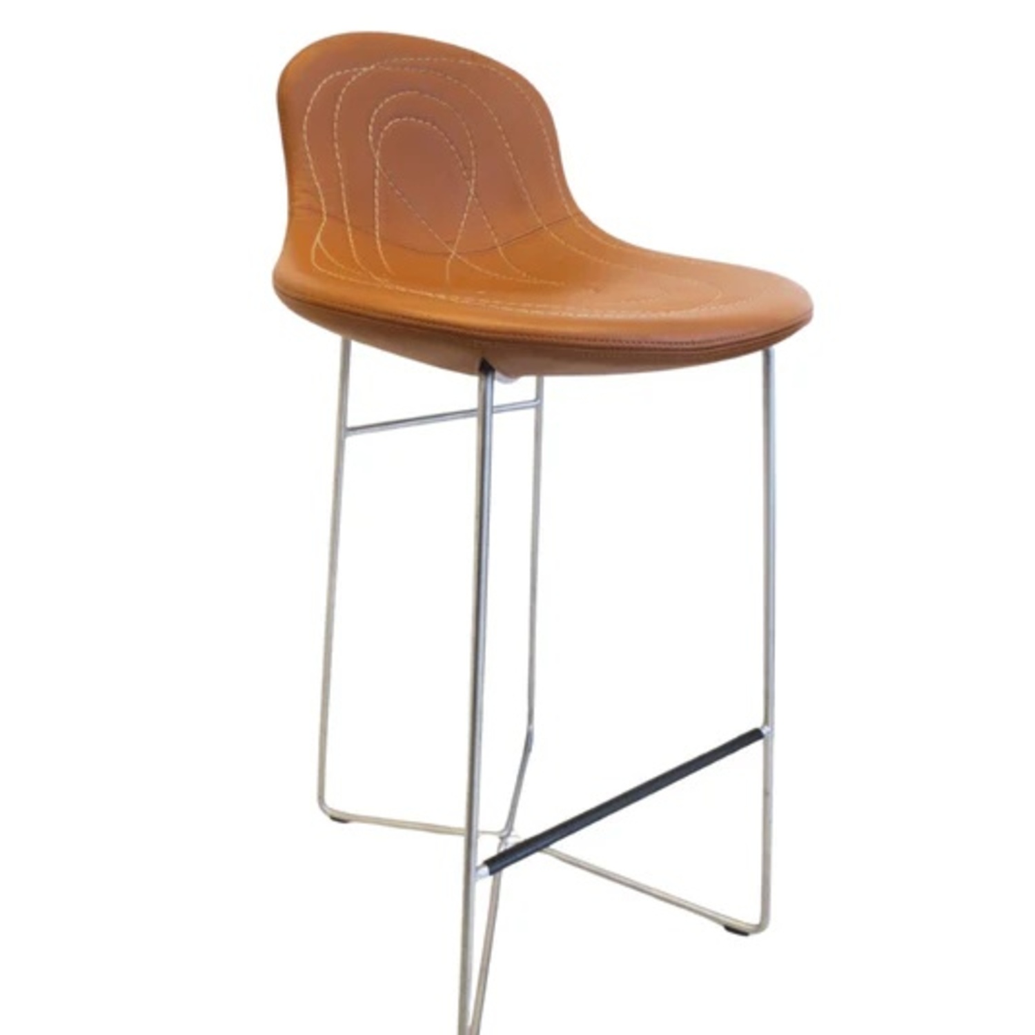 Tacchini Doodle Leather Stools - image-5