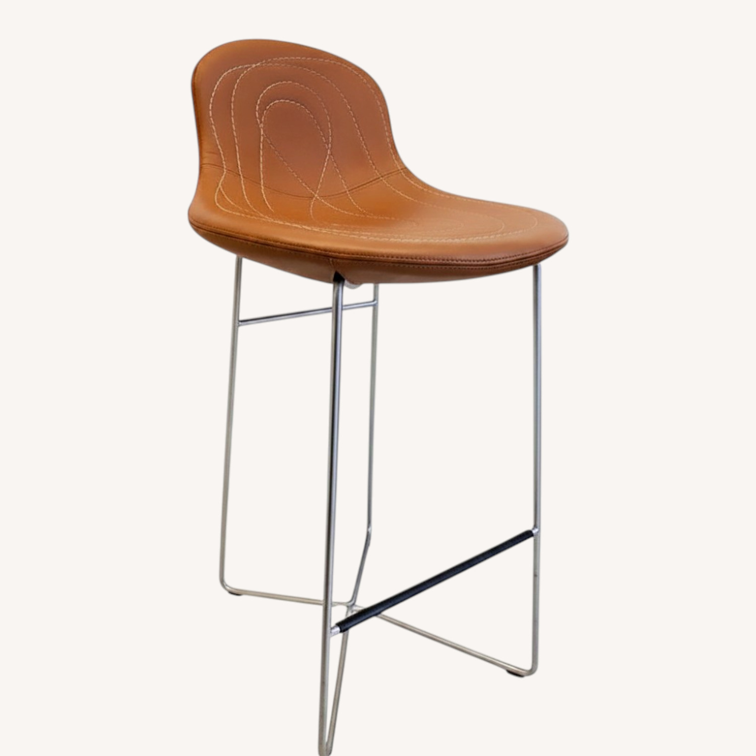 Tacchini Doodle Leather Stools - image-0