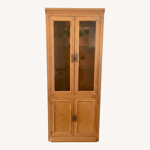 Used Broyhill Furniture Natural Wood Veneer Wall Decor for sale on AptDeco