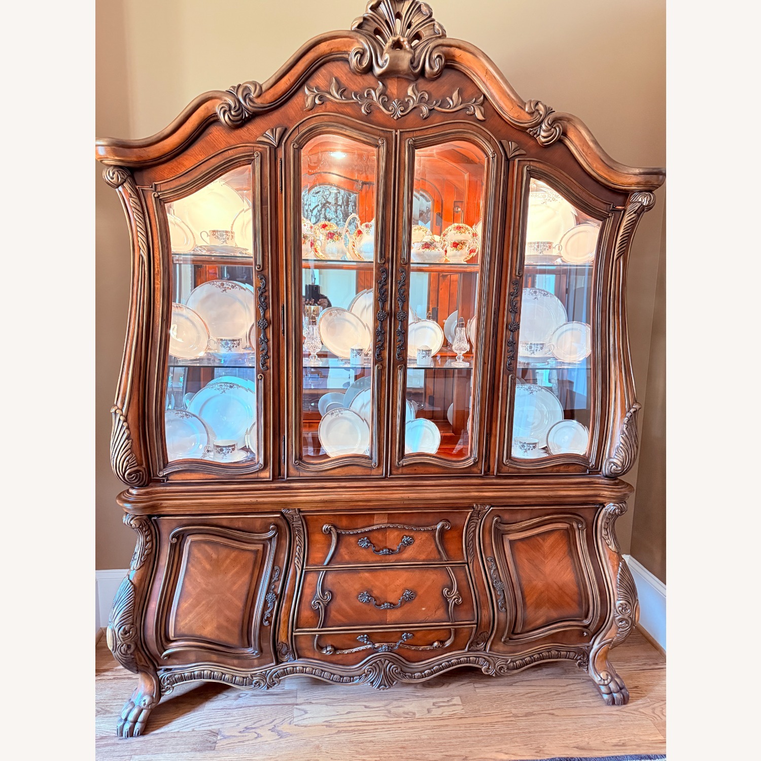 Michael Amini Furniture Designs Dining China Cabinet - image-1