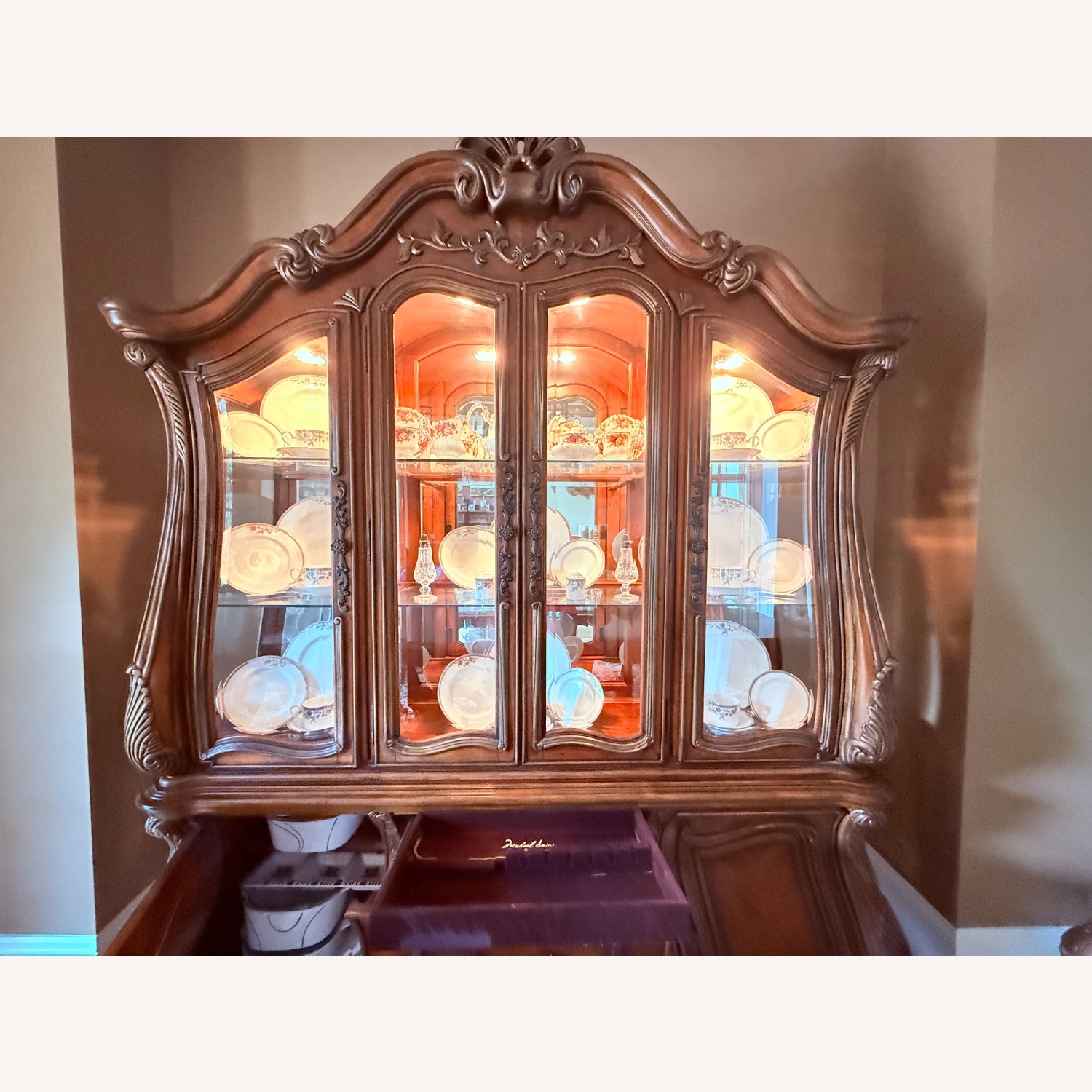 Michael Amini Furniture Designs Dining China Cabinet - image-6