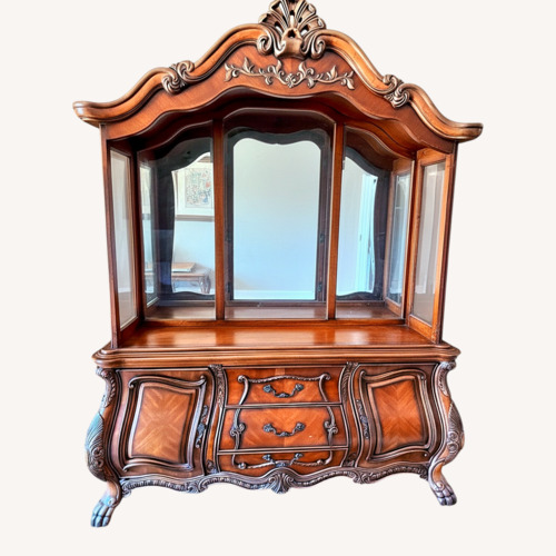 Used Michael Amini Furniture Designs Dining China Cabinet  for sale on AptDeco