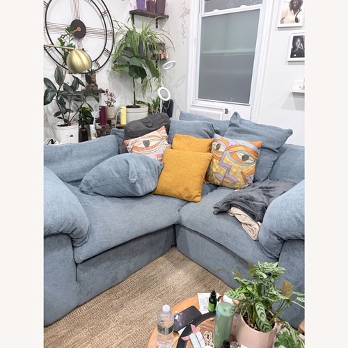Used Joybird Blue 3+ Seater Sofa for sale on AptDeco