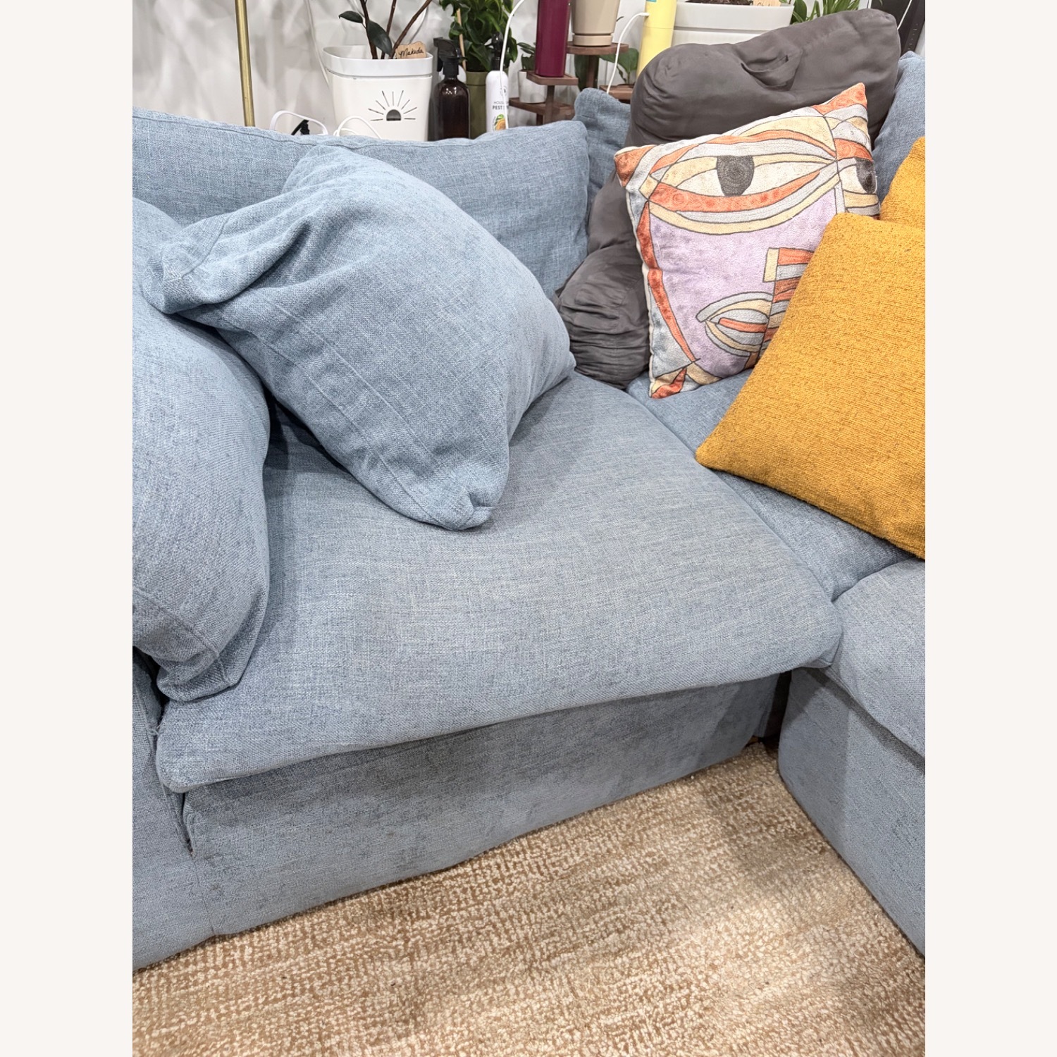 Joybird Blue 3+ Seater Sofa - image-2