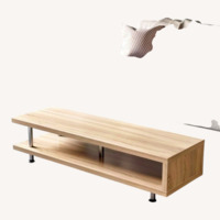 Light Brown Wood Media Storage