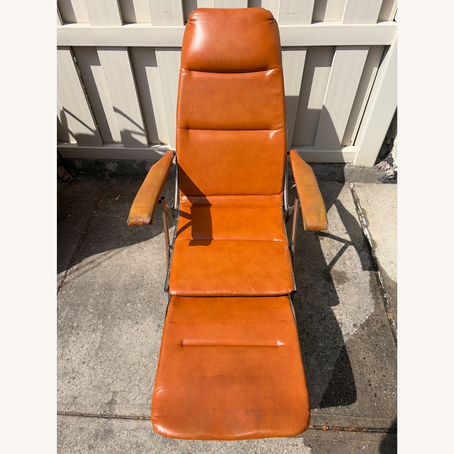 Vintage Italian Folding Lounge Chair, 1970s - image-4