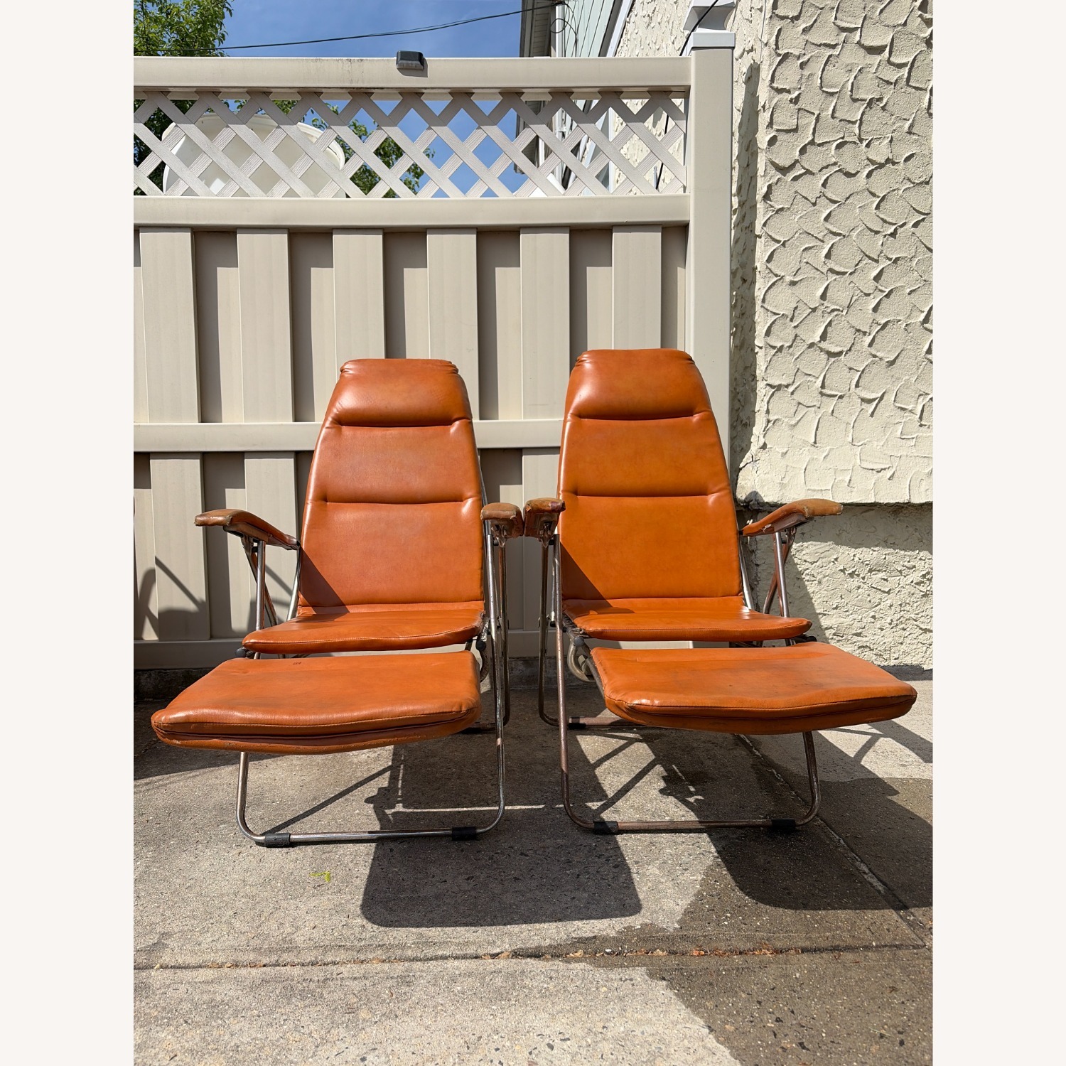 Vintage Italian Folding Lounge Chair, 1970s - image-2