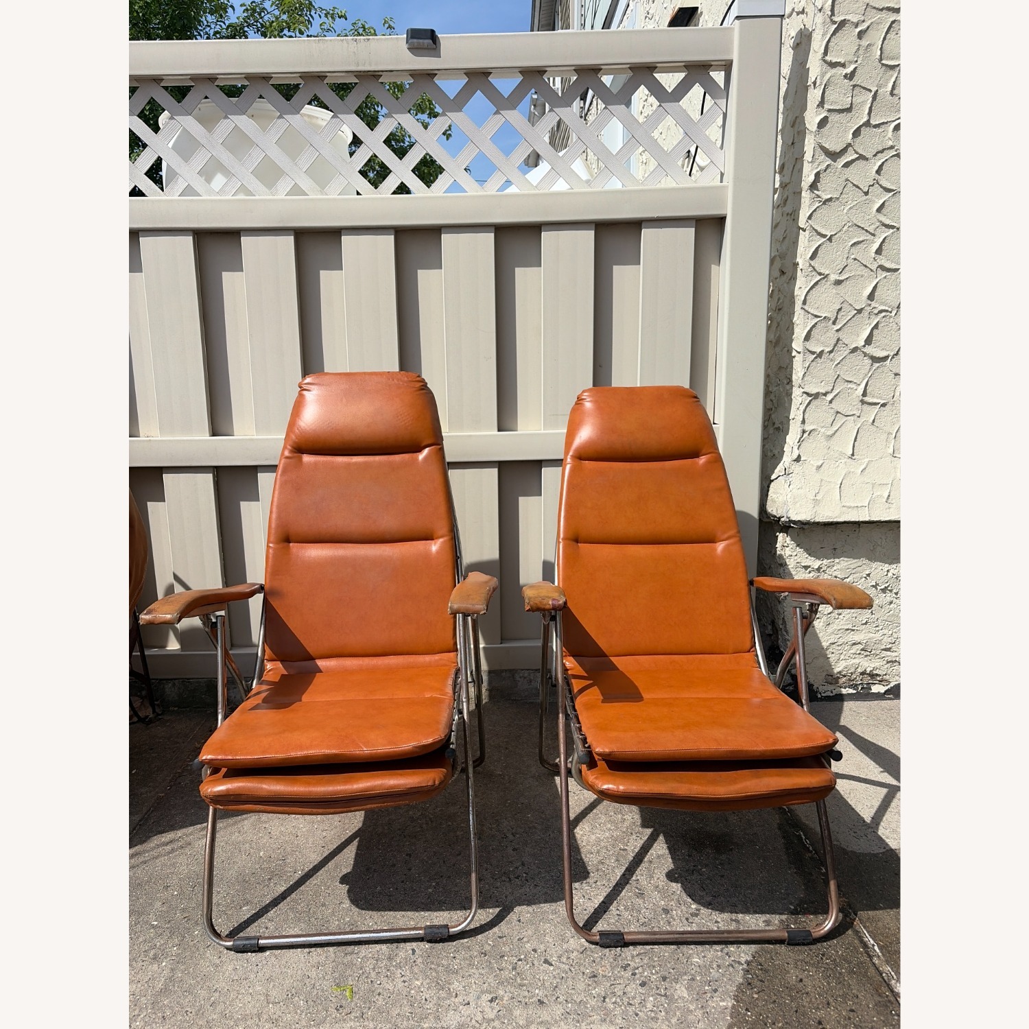 Vintage Italian Folding Lounge Chair, 1970s - image-5