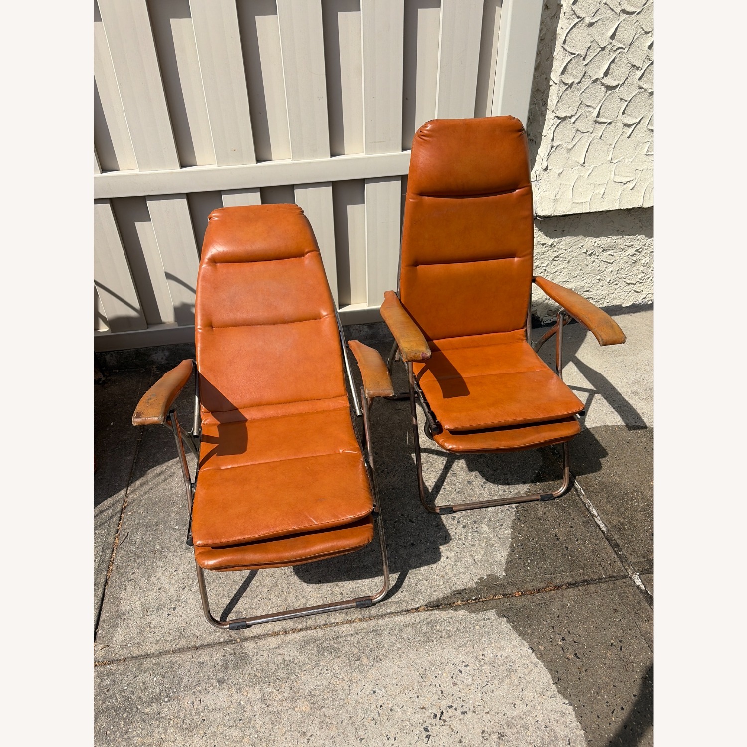 Vintage Italian Folding Lounge Chair, 1970s - image-6