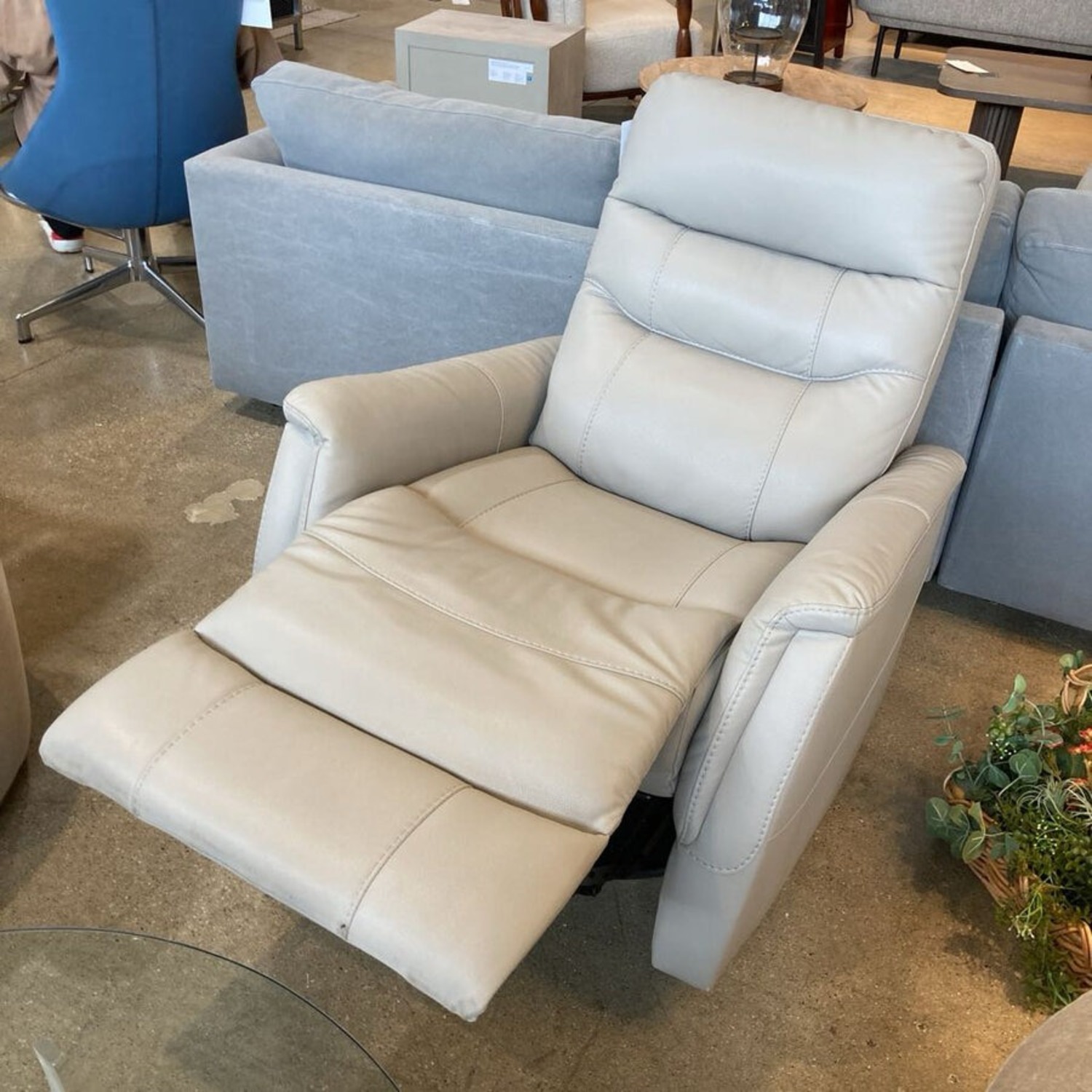 Riptyme Swivel Glider Recliner Dove Gray  - image-11