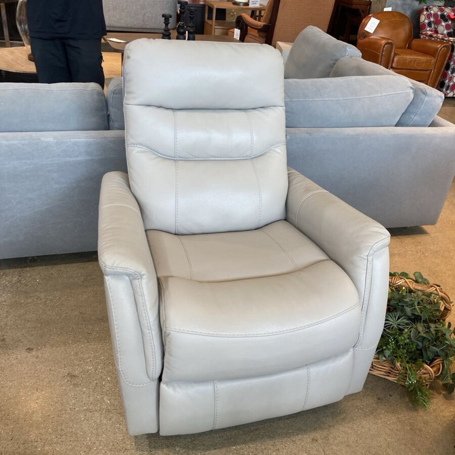 Riptyme Swivel Glider Recliner Dove Gray  - image-2