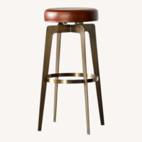 CB2 Hayden Set of Round Bar Stool 