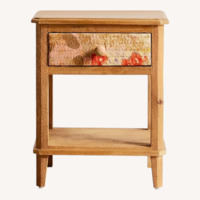 Urban Outfitters Cecilia Natural Wood Nightstands