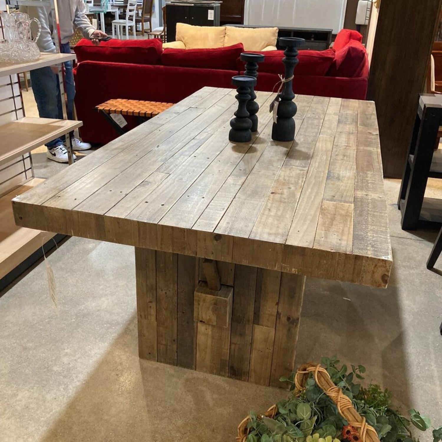 Emmerson Reclaimed Solid Wood Dining Table - image-2