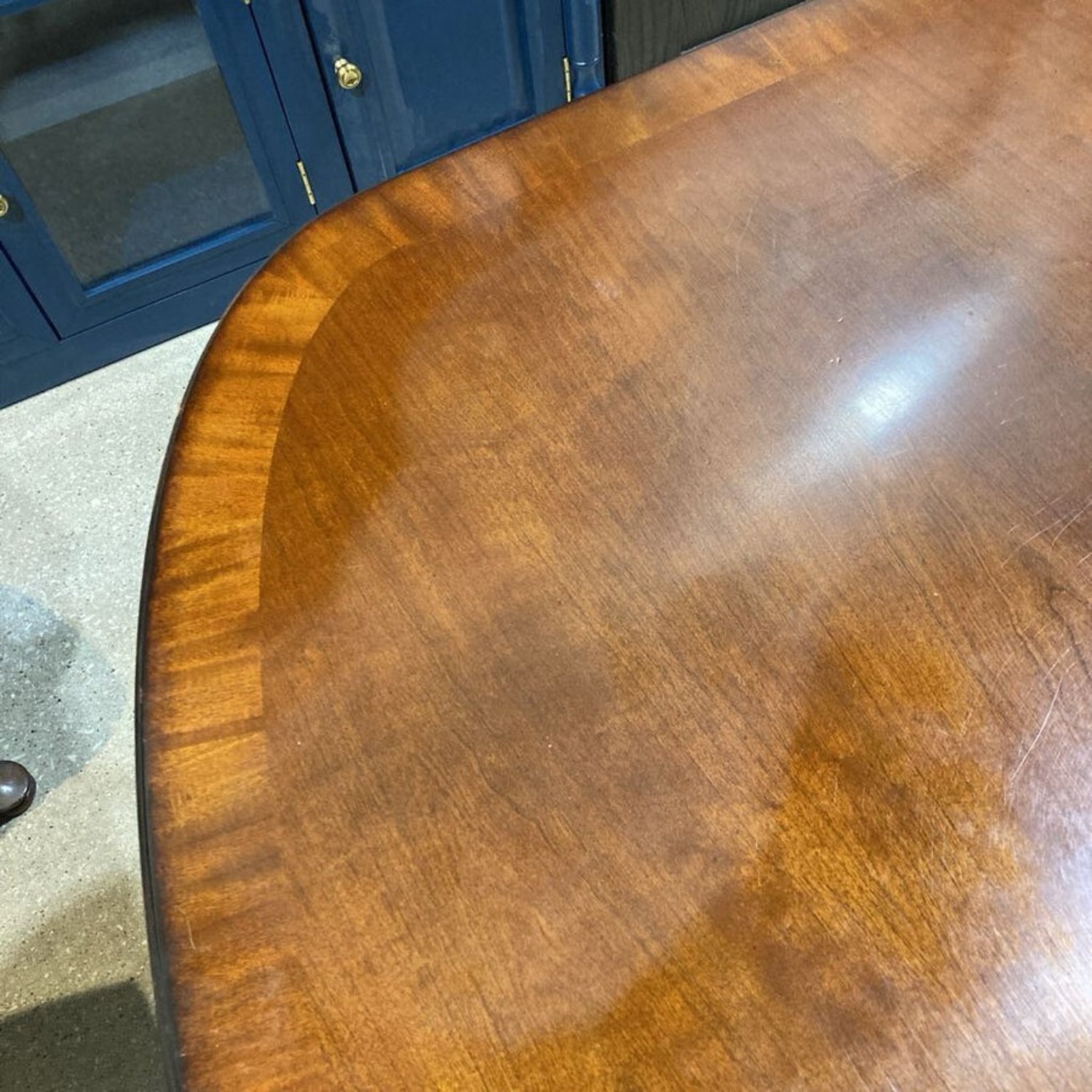 Queen Anne Double Pedestal Dining Table - image-10
