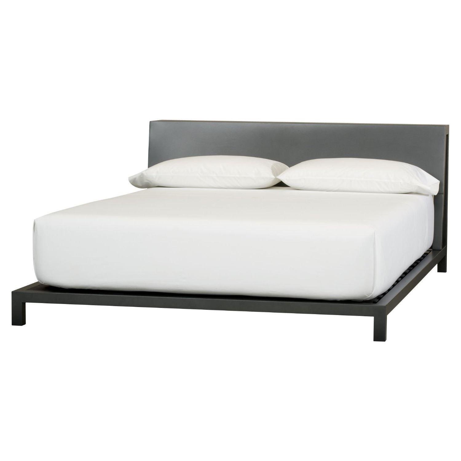 CB2 Alpine Dark Gray Queen Bed - image-2