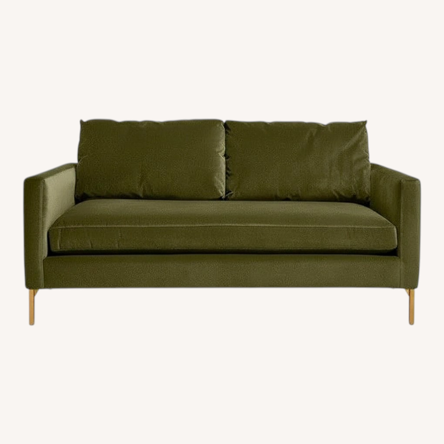 ABC Carpet and Home Green Velvet 2 Seater Sofa - image-0