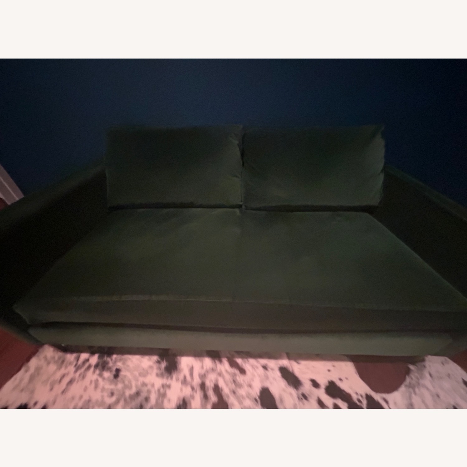 ABC Carpet and Home Green Velvet 2 Seater Sofa - image-5