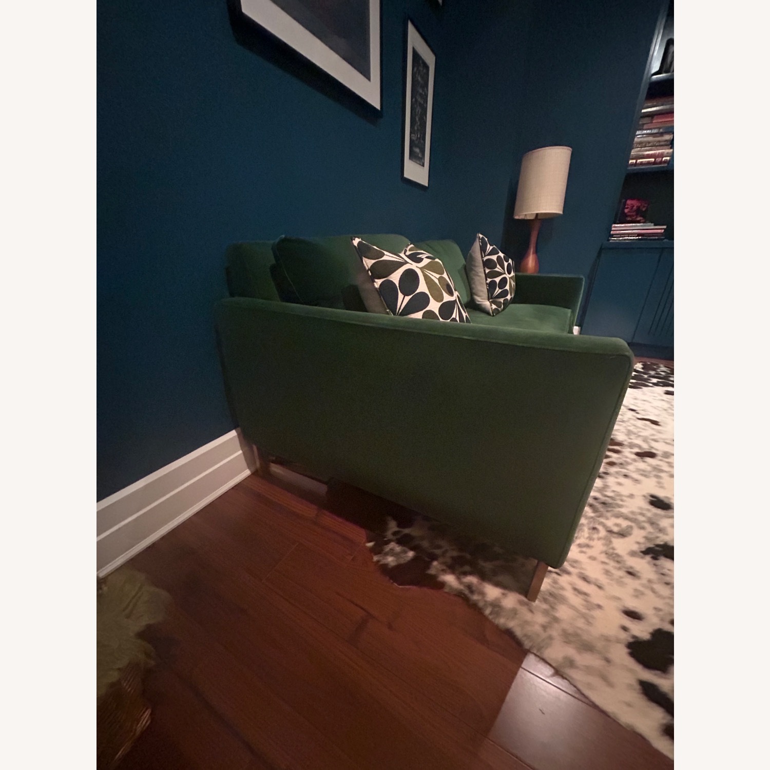 ABC Carpet and Home Green Velvet 2 Seater Sofa - image-2