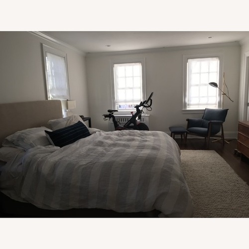 Used Brownstone Baldwin Upholstered Bed King Bed for sale on AptDeco